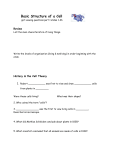 Basic Structure of a Cell