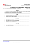 TLV320AIC32x4 Power Supply Sequencing