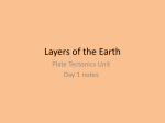 Layers of the Earth