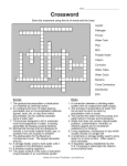 Crossword - Monroeville Water Works