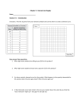 Chapter 5: Demand and Supply Section 5.1 – Introduction