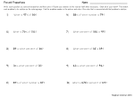 Percent Proportions