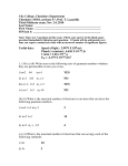 Third exam 2010 with answers