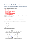 Homework #7, Graded Answers