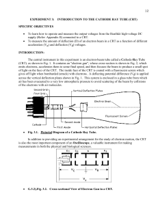 Introduction to the cathode ray tube (CRT)