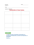 Solve the system: y = -2x + 9 and y = 3x