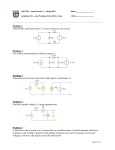 Problem 1 Find out how much power the 2 A source delivers to the