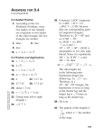 ANSWERS FOR 9.4 2. According to the AA Similarity Postulate