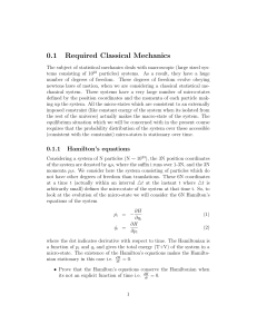 Stat. Mech. Course