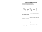 Simplify expression foldable