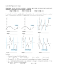 Section 5.3: Trigonometric Graphs Cofunctions: We start the section