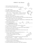 CHM 105 - Test 2 Review