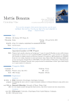 Mattia Bonazza – Curriculum Vitae