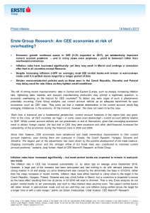 Are CEE economies at risk of overheating?