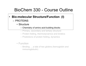 09.08.11 Chemistry of Amino Acids