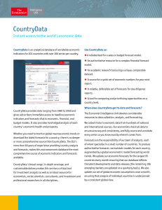 CountryData - Economist Intelligence Unit