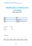 Modification of Alkanes by Cracking