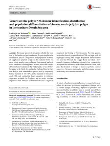 Where are the polyps? Molecular identification, distribution