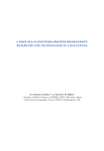 3. deep-sea ecosystems: pristine biodiversity reservoir and