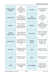 Inheritance dominoes Punnett square diagram carriers family trees