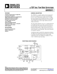 ADXRS613 ±50°/sec Yaw Rate Gyroscope Data Sheet (Rev. 0)