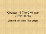 Chapter 16 The Civil War (1861-1865)