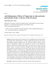 Anti-Inflammatory Effects of Vinpocetine in Atherosclerosis and