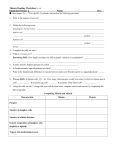 Meiosis Reading Worksheet (3/10) Integrated Science 2 Name: Per: