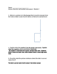 Review sheet for mid-module assessment