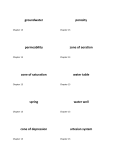 groundwater porosity permeability zone of aeration zone