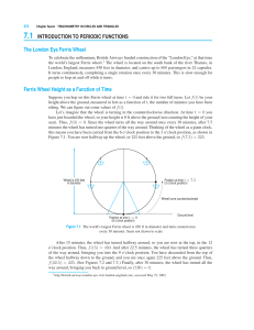 Chapter 7: Introduction to Trigonometry