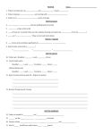 Protein Worksheet