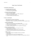 Chapter 39 (part) –Plant Hormones I. Introduction to Plant Hormones