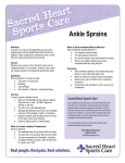 Ankle Sprains