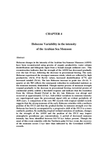 6 chapter 4 Holocene - Edinburgh Research Archive