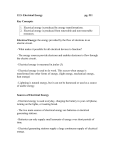 Unit E: The Characteristics of Electricity