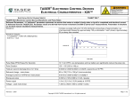 TASER X26 Electrical Characteristics