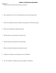 Chapter 7: Cell Structure and Function