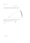 Area ratio A circular arc AB of radius 1 subtends an angle of θ