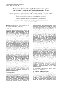 Fundamental Characteristics of Hydrothermal Submarine Systems