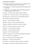 4.8A Weather Vocabulary