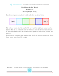 Problem of the Week The leftmost square has the number 504 on it