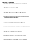 Plate Tectonics “I Can” Statements: