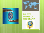 the five themes of geography