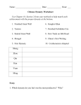 Chinese Dynasty Worksheet