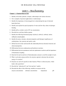 Unit 1 - Review Sheet 2010 IB