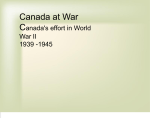 Canada at War