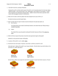 HW #2 Earthquake Causes 1. Describe the process causing