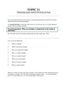 topic 11 triangles and polygons