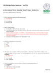 July 2016 An Overview of Direct (Invasive) Blood Pressure